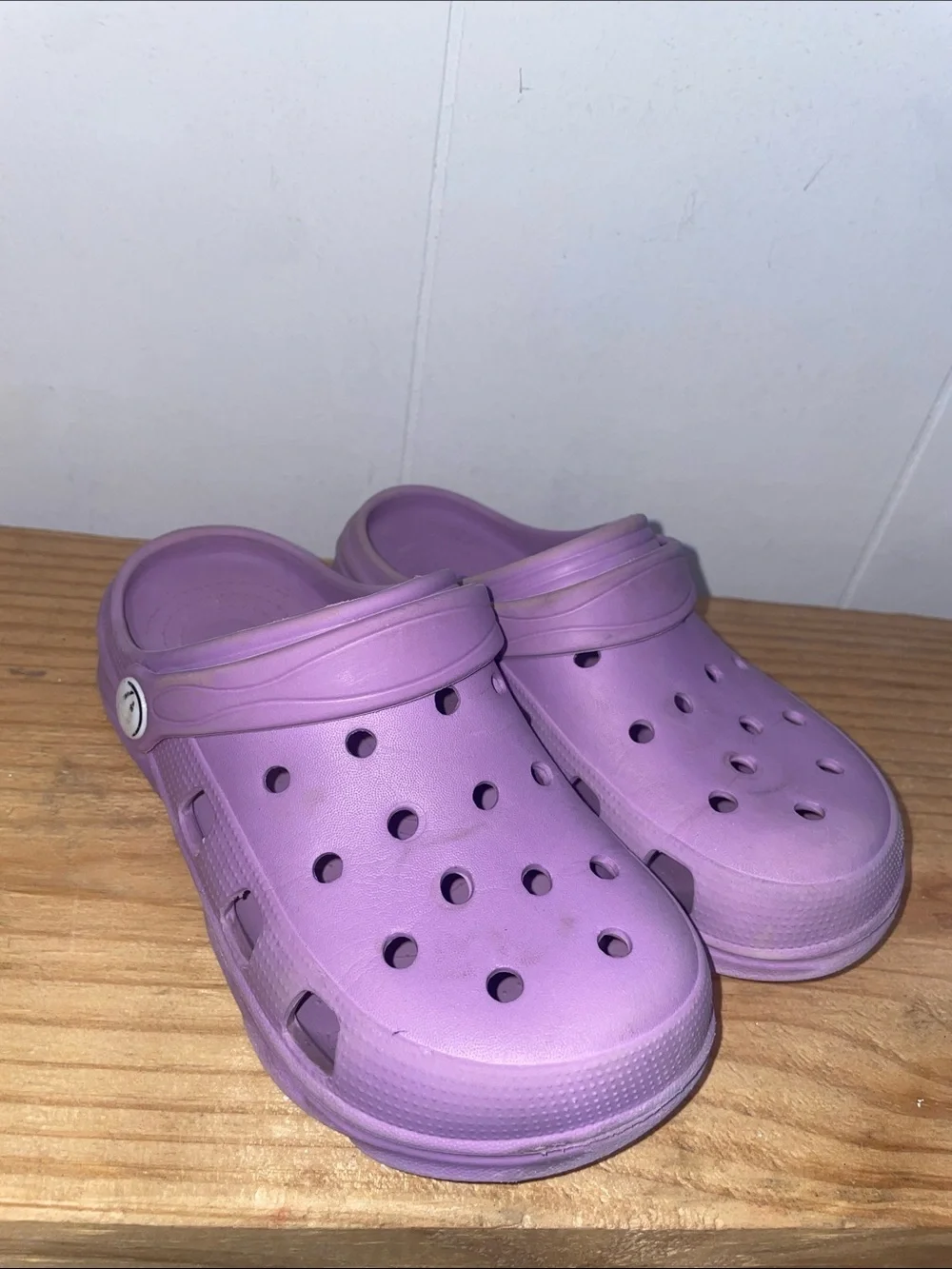 Kids Purple Foam Clog Shoes
